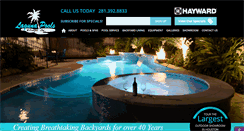 Desktop Screenshot of lagunapools.com